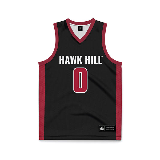 St. Joe's - NCAA Men's Basketball : Logan Carey - Black Basketball Jersey-0