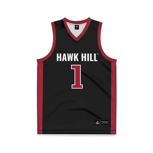 St. Joe's - NCAA Men's Basketball : Mekai Johnson - Black Basketball Jersey-0