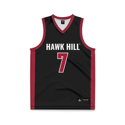 St. Joe's - NCAA Men's Basketball : Bj Ranson - Black Basketball Jersey-0