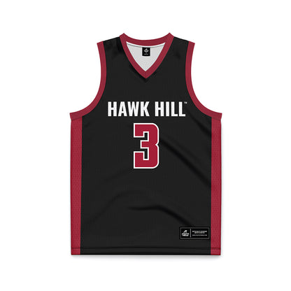 St. Joe's - NCAA Men's Basketball : Khaafiq Myers - Black Basketball Jersey-0