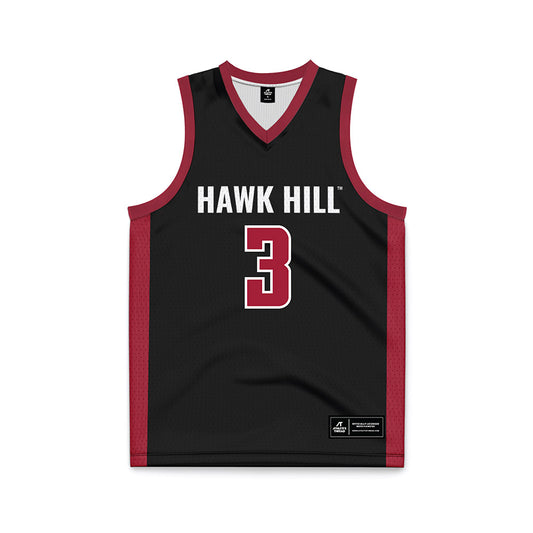 St. Joe's - NCAA Men's Basketball : Khaafiq Myers - Black Basketball Jersey-0