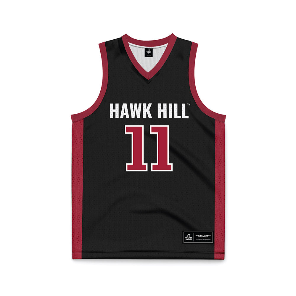 St. Joe's - NCAA Men's Basketball : Jaiden Glover-Toscano - Black Basketball Jersey-0