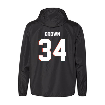 Illinois - NCAA Men's Basketball : Ethan Brown - Windbreaker-1