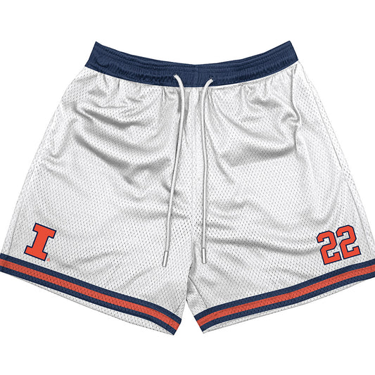 Illinois - NCAA Men's Basketball : Zavier Zens - Shorts-0