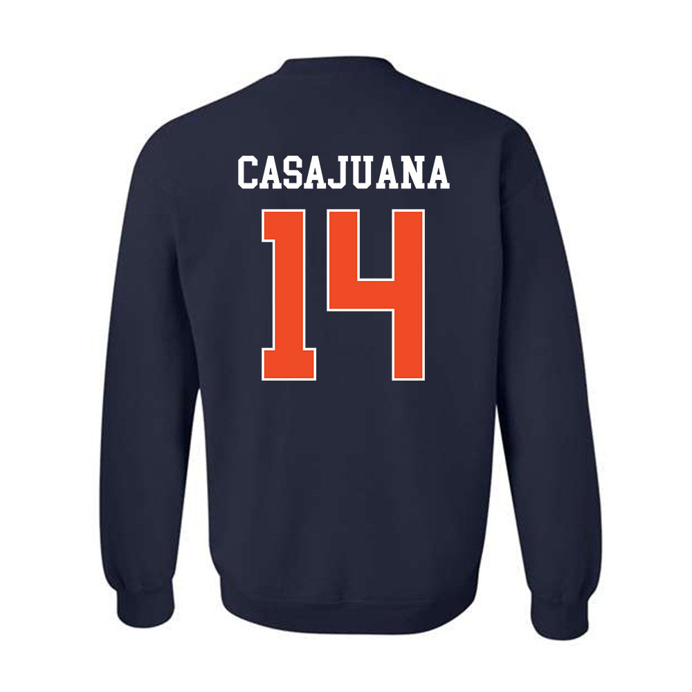 Auburn - NCAA Women's Soccer : Clara Casajuana - Generic Shersey Crewneck Sweatshirt-1