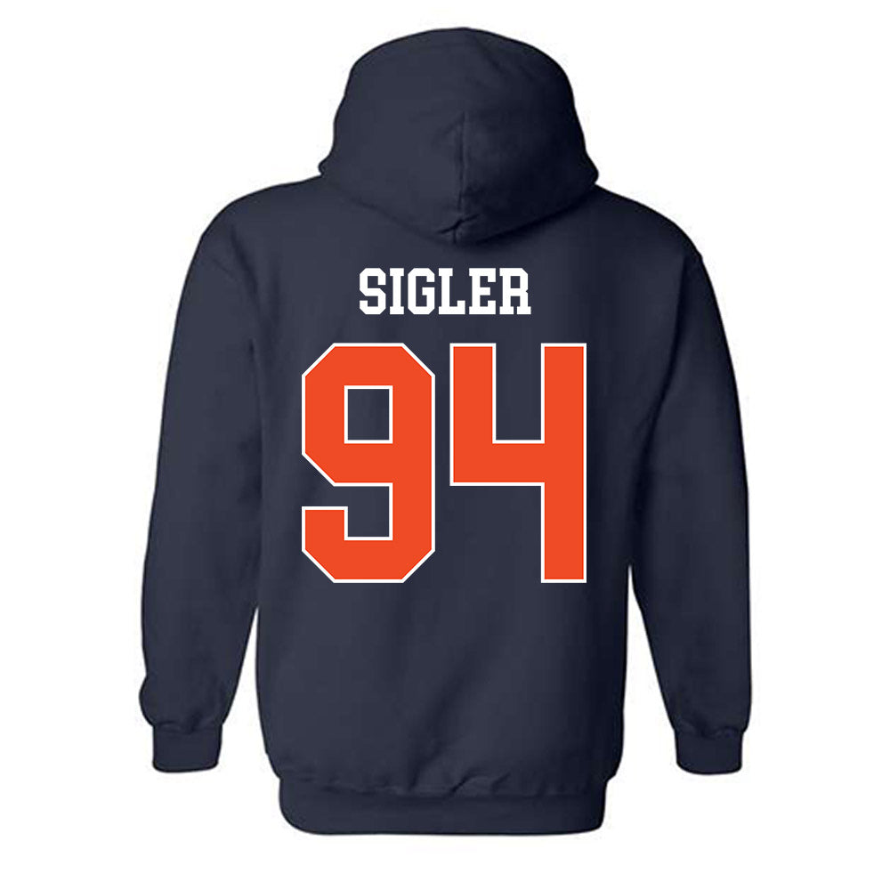 Auburn - NCAA Football : Cody Sigler - Generic Shersey Hooded Sweatshirt-1