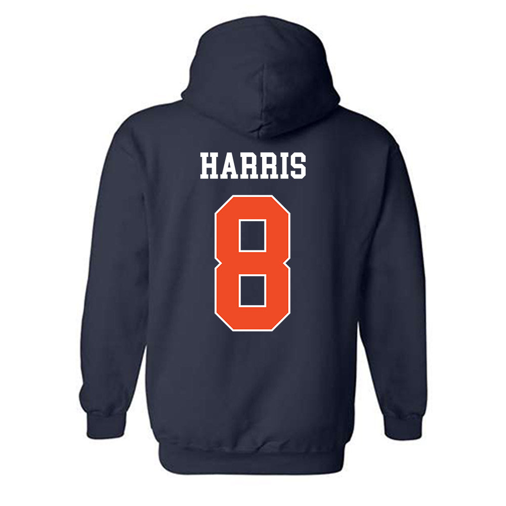 Auburn - NCAA Football : Kaleb Harris - Generic Shersey Hooded Sweatshirt-1