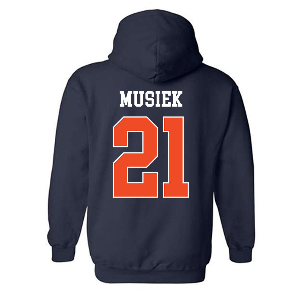 Auburn - NCAA Women's Soccer : Emma Musiek - Generic Shersey Hooded Sweatshirt-1