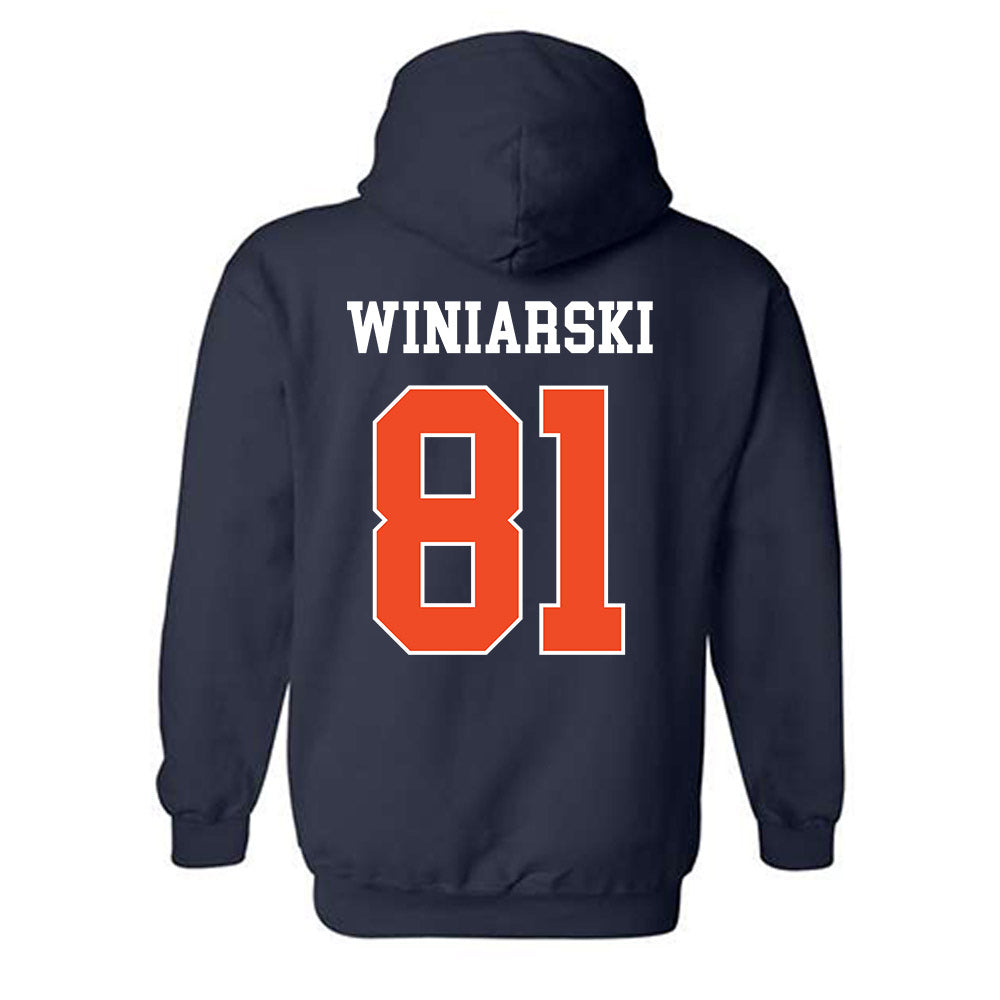 Auburn - NCAA Softball : Camryn Winiarski - Generic Shersey Hooded Sweatshirt-1