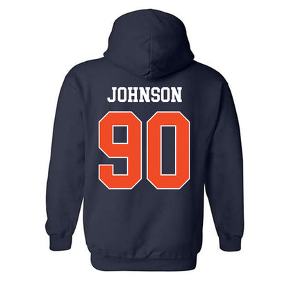 Auburn - NCAA Football : Nathan Johnson - Generic Shersey Hooded Sweatshirt-1