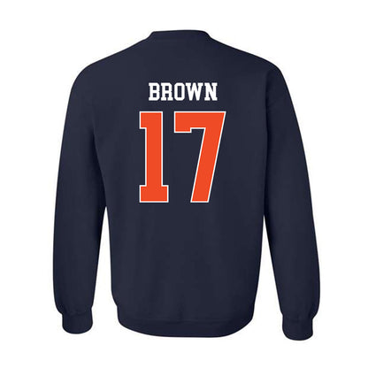 Auburn - NCAA Football : Byrum Brown - Generic Shersey Crewneck Sweatshirt-1