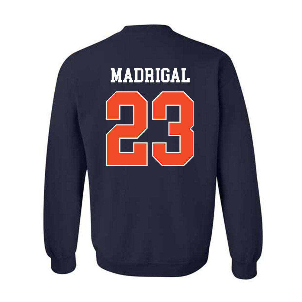 Auburn - NCAA Baseball : Eddie Madrigal - Generic Shersey Crewneck Sweatshirt-1