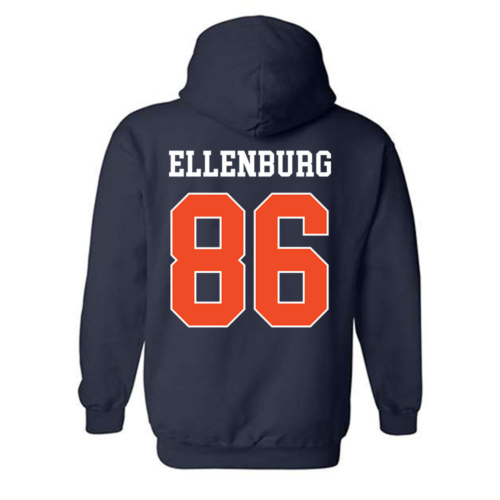 Auburn - NCAA Football : Jack Ellenburg - Generic Shersey Hooded Sweatshirt-1