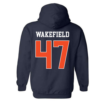 Auburn - NCAA Football : Travis Wakefield - Generic Shersey Hooded Sweatshirt-1