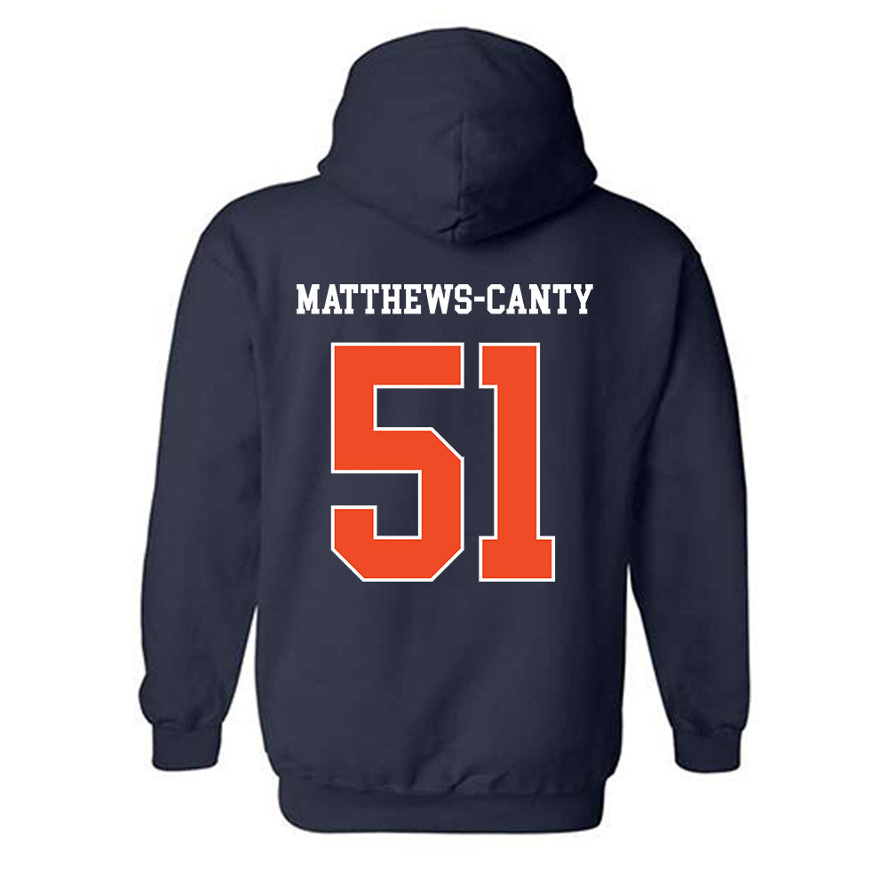 Auburn - NCAA Football : Michael Matthews-Canty - Generic Shersey Hooded Sweatshirt-1
