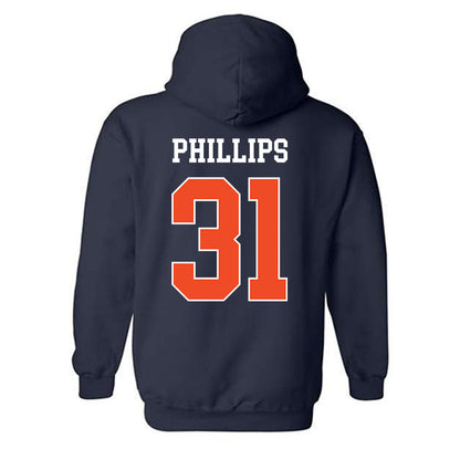 Auburn - NCAA Football : Joseph Phillips - Generic Shersey Hooded Sweatshirt-1