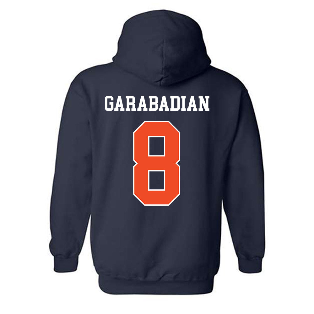 Auburn - NCAA Women's Basketball : Eva Garabadian - Generic Shersey Hooded Sweatshirt-1