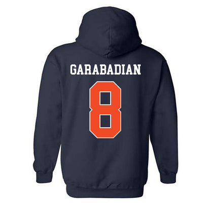 Auburn - NCAA Women's Basketball : Eva Garabadian - Generic Shersey Hooded Sweatshirt-1