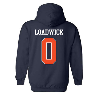 Auburn - NCAA Women's Soccer : Malia Loadwick - Generic Shersey Hooded Sweatshirt-1