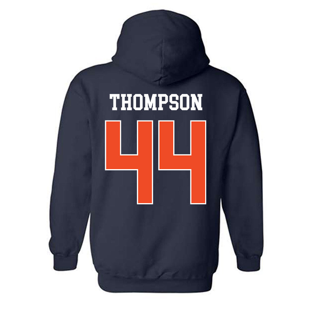 Auburn - NCAA Baseball : Ty Thompson - Generic Shersey Hooded Sweatshirt-1