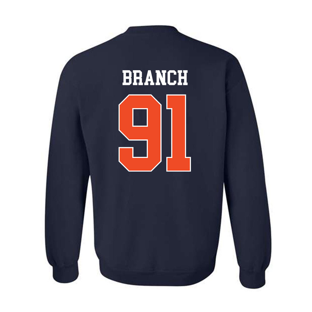 Auburn - NCAA Football : Tavian Branch - Generic Shersey Crewneck Sweatshirt-1