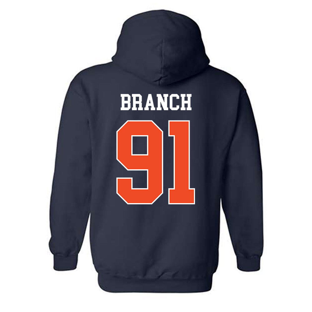 Auburn - NCAA Football : Tavian Branch - Generic Shersey Hooded Sweatshirt-1