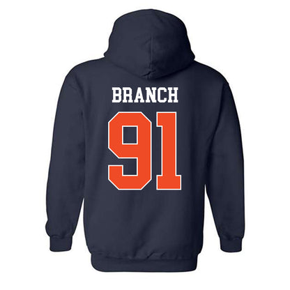 Auburn - NCAA Football : Tavian Branch - Generic Shersey Hooded Sweatshirt-1