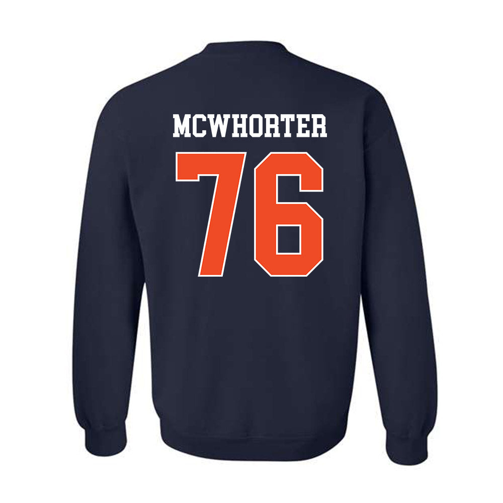 Auburn - NCAA Football : Bear McWhorter - Generic Shersey Crewneck Sweatshirt-1