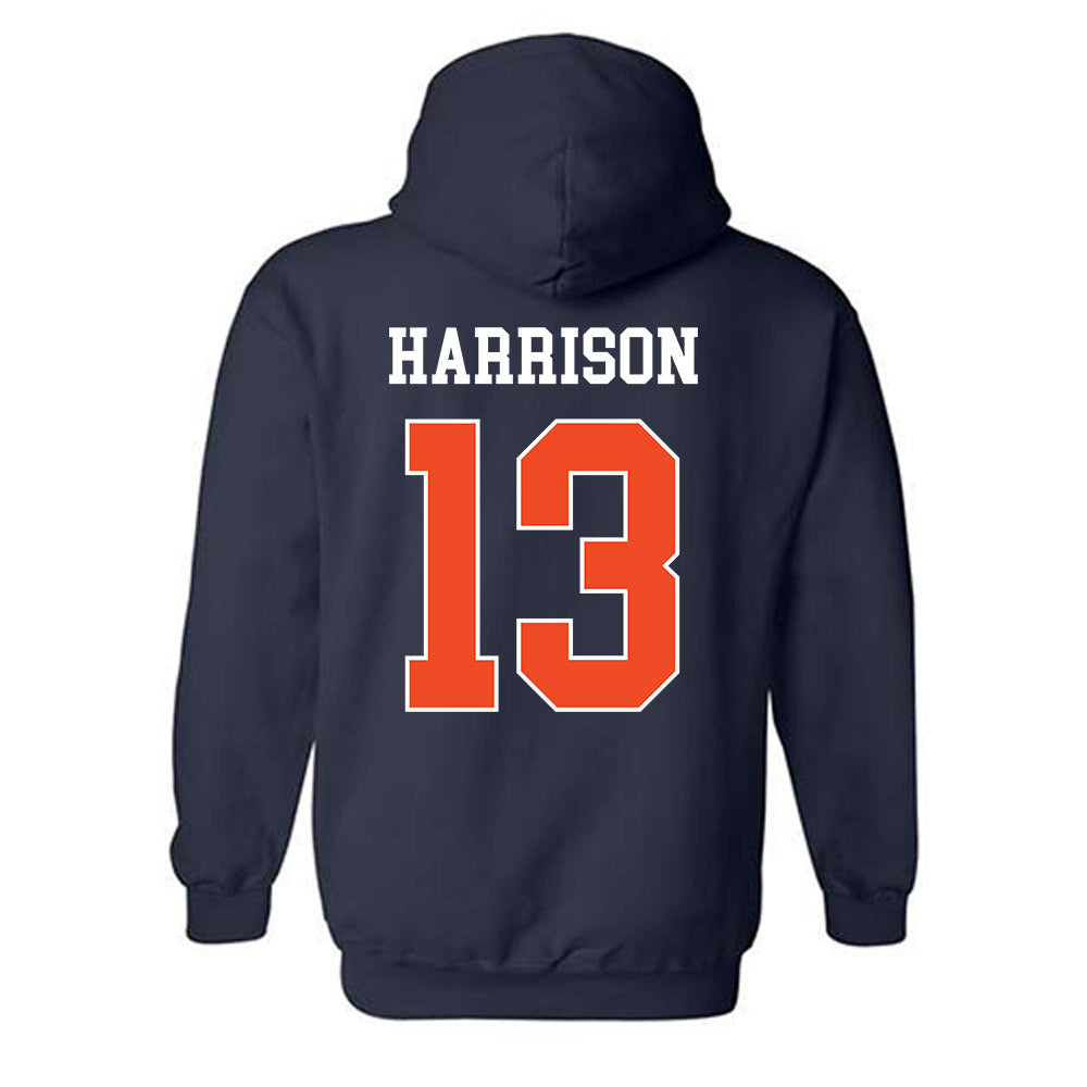 Auburn - NCAA Softball : Ella Harrison - Generic Shersey Hooded Sweatshirt-1