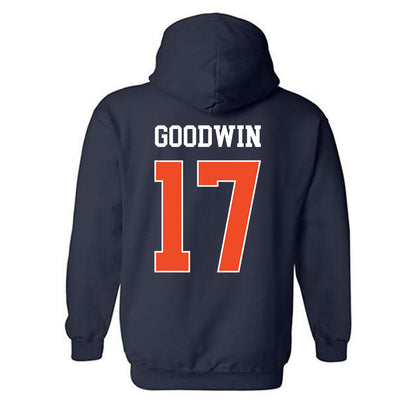 Auburn - NCAA Women's Soccer : Allison Goodwin - Generic Shersey Hooded Sweatshirt-1
