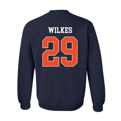 Auburn - NCAA Football : Jaquez Wilkes - Generic Shersey Crewneck Sweatshirt-1
