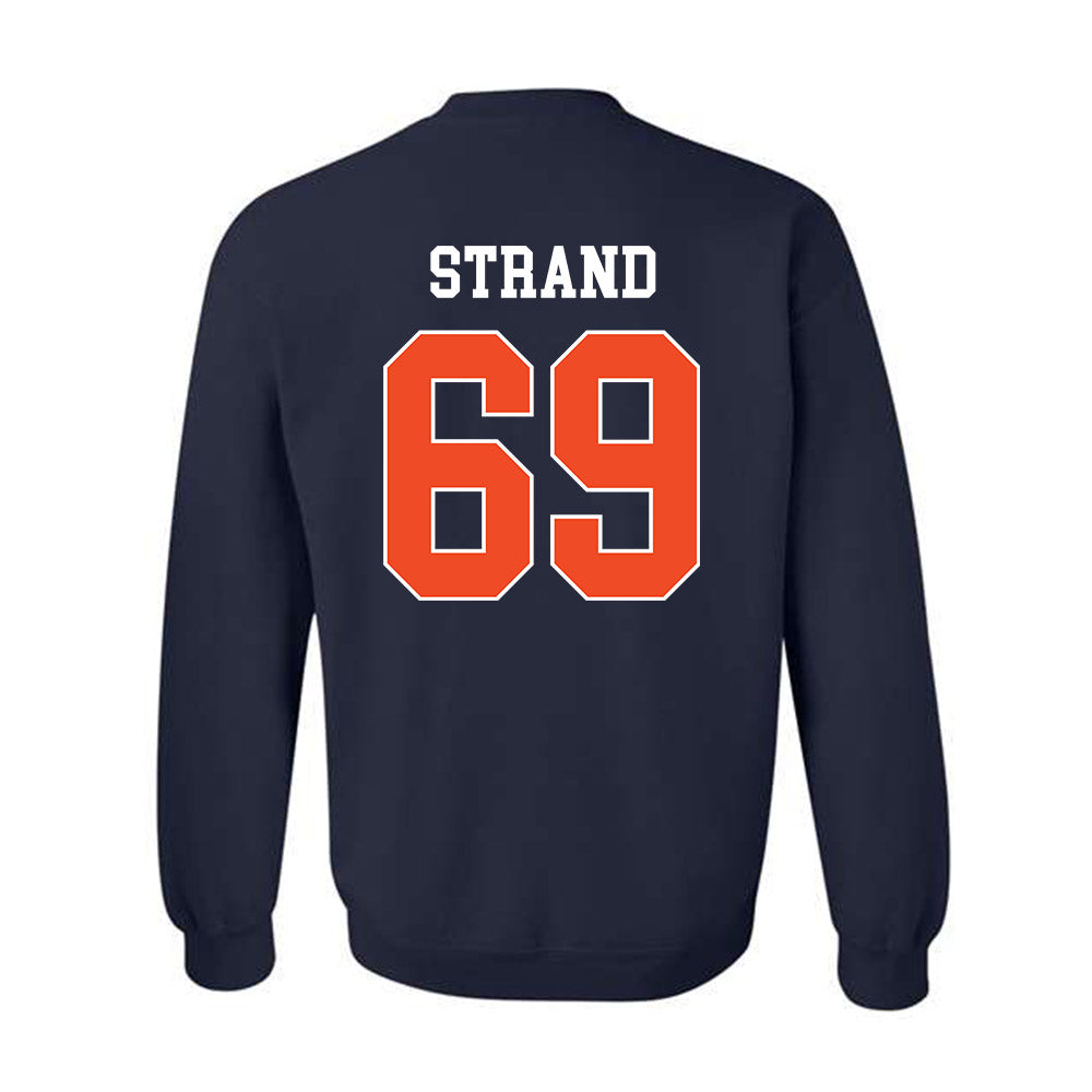 Auburn - NCAA Football : Jacob Strand - Generic Shersey Crewneck Sweatshirt-1
