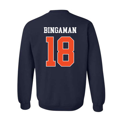 Auburn - NCAA Baseball : Ethin Bingaman - Generic Shersey Crewneck Sweatshirt-1