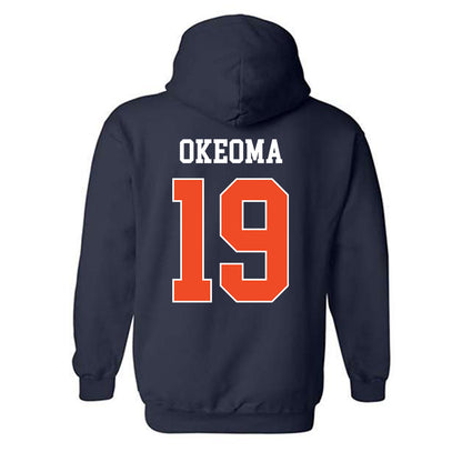 Auburn - NCAA Women's Volleyball : Jasmine Okeoma - Generic Shersey Hooded Sweatshirt-1