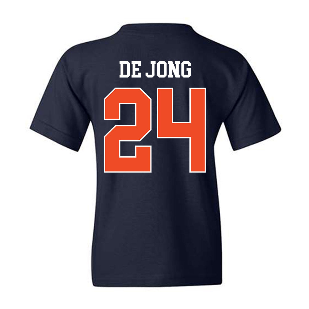 Auburn - NCAA Baseball : Justice de Jong - Generic Shersey Youth T-Shirt-1