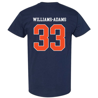 Auburn - NCAA Men's Basketball : Sebastian Williams-Adams - Generic Shersey T-Shirt-1