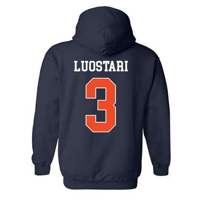 Auburn - NCAA Softball : Melania Luostari - Generic Shersey Hooded Sweatshirt-1