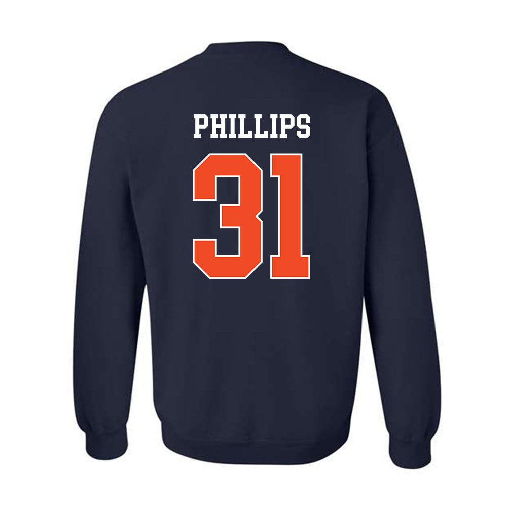 Auburn - NCAA Football : Joseph Phillips - Generic Shersey Crewneck Sweatshirt-1