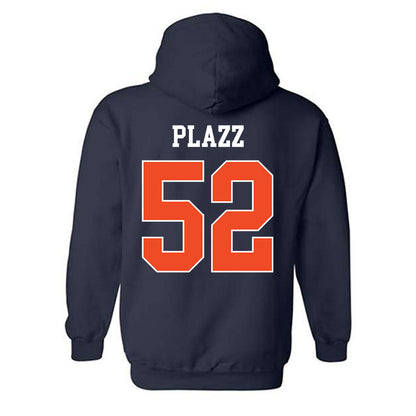 Auburn - NCAA Football : Deryc Plazz - Generic Shersey Hooded Sweatshirt-1