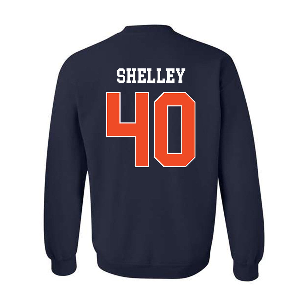 Auburn - NCAA Baseball : Wade Shelley - Generic Shersey Crewneck Sweatshirt-1