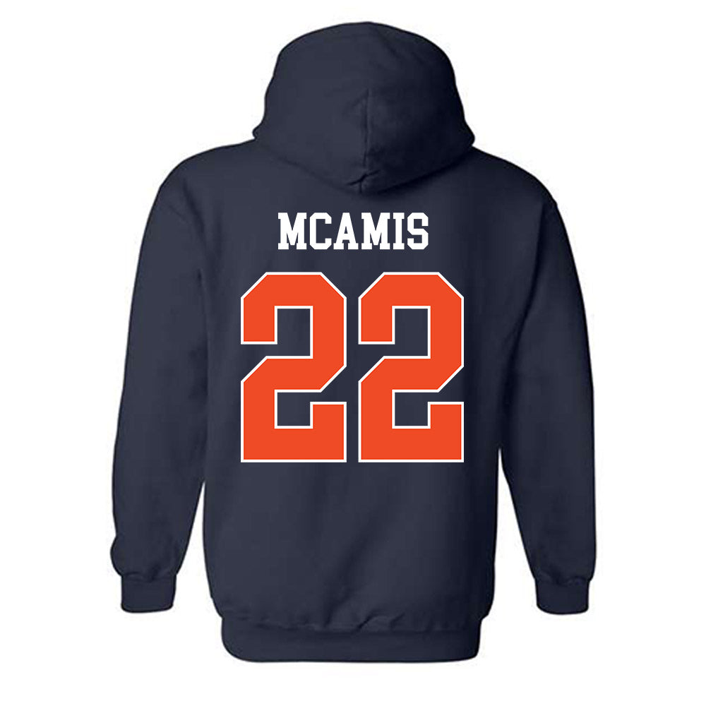 Auburn - NCAA Women's Volleyball : Macy McAmis - Generic Shersey Hooded Sweatshirt-1