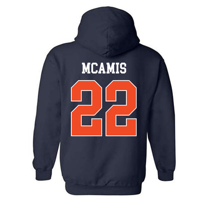 Auburn - NCAA Women's Volleyball : Macy McAmis - Generic Shersey Hooded Sweatshirt-1