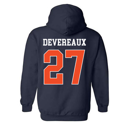 Auburn - NCAA Women's Soccer : Lileah Devereaux - Generic Shersey Hooded Sweatshirt-1