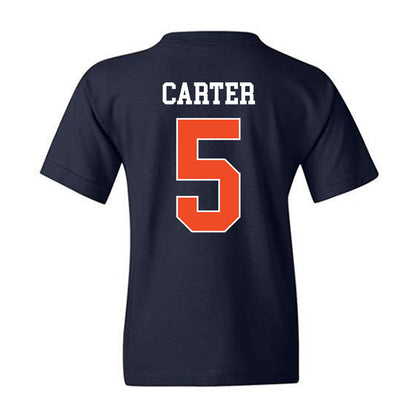 Auburn - NCAA Baseball : Bristol Carter - Generic Shersey Youth T-Shirt-1