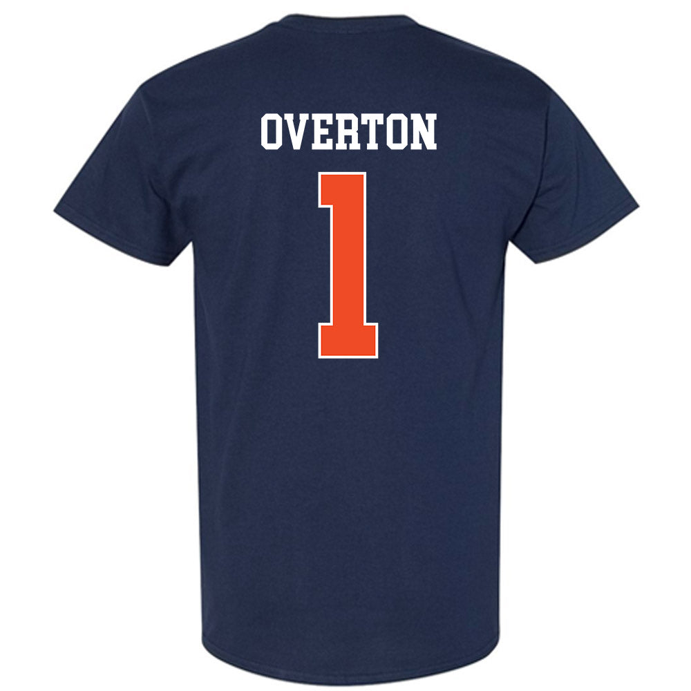 Auburn - NCAA Men's Basketball : Kevin Overton - Generic Shersey T-Shirt-1
