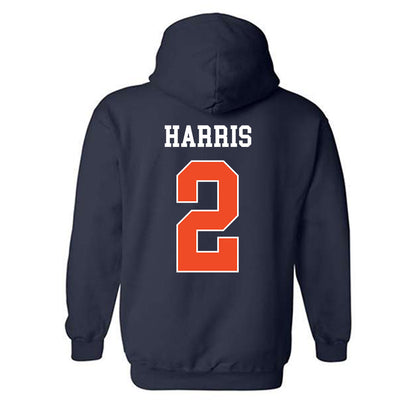 Auburn - NCAA Women's Basketball : Jamia Harris - Generic Shersey Hooded Sweatshirt-1