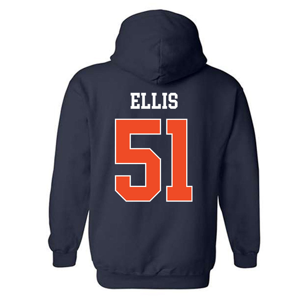Auburn - NCAA Football : Kail Ellis - Generic Shersey Hooded Sweatshirt-1