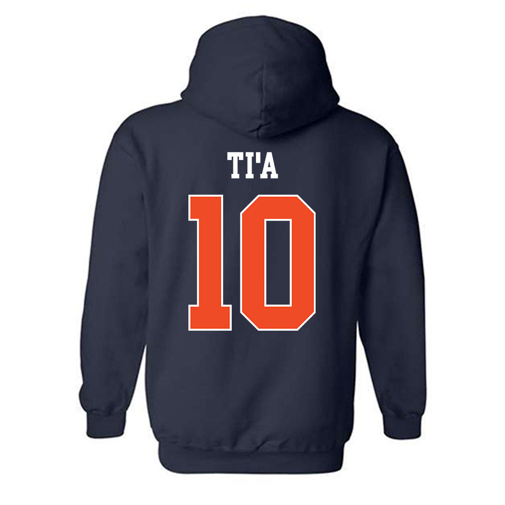 Auburn - NCAA Football : Tristan Ti'a - Generic Shersey Hooded Sweatshirt-1