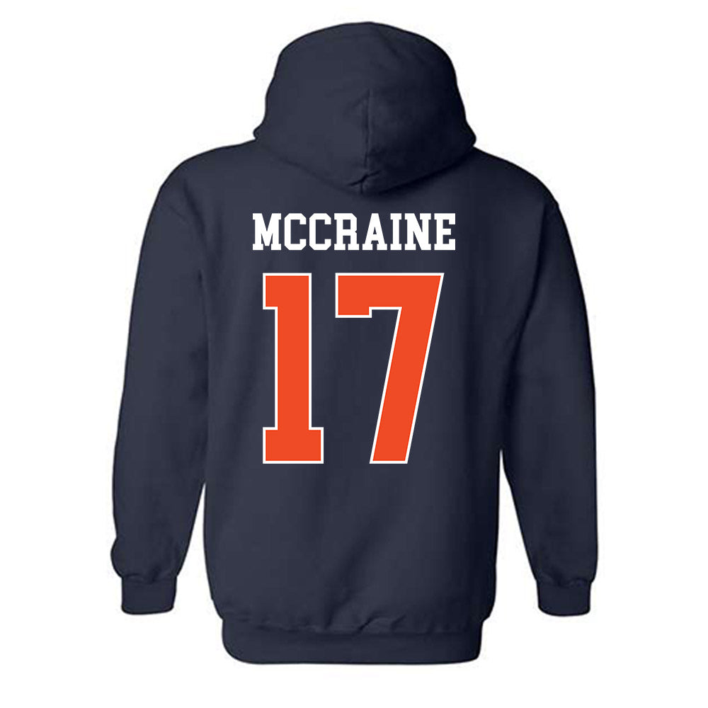 Auburn - NCAA Baseball : Mason McCraine - Generic Shersey Hooded Sweatshirt-1
