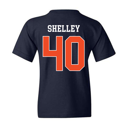 Auburn - NCAA Baseball : Wade Shelley - Generic Shersey Youth T-Shirt-1